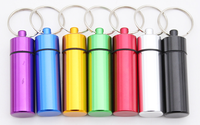 Jeu de bouchons d'oreille porte-clés en alliage d'aluminium