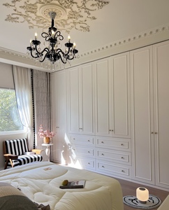 Armario de Dormitorio Empotrado de MDF Francés Personalizado con Colores <span class=keywords><strong>a</strong></span> <span class=keywords><strong>Medida</strong></span> - Product Image 4