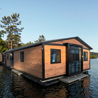 Maisons préfabriquées modulaires étanches sans MOQ, panneaux sandwich durables pour villas de luxe, écoles, cuisines, chambres et applications en milieu urbain