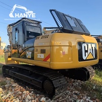 Excavatrice sur chenilles Caterpillar 323D d'occasion, bon état, faible nombre d'heures de fonctionnement, moteur et pompe inclus, modèle 2013, 23 tonnes