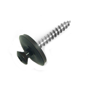 Tornillo para madera con cabeza de caída de sebo marrón de acero inoxidable A2 con arandela Ø 20 4,5X60 Ø 20 SKU 8A90004 - Product Image 1