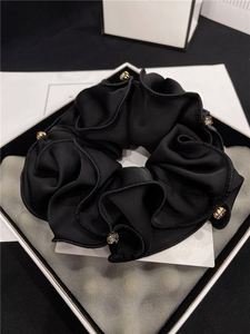 Nouveaux chouchous élégants pour femmes avec strass, en satin, grands et volumineux, pour coiffures chignon, accessoires capillaires tendance - Product Image 3