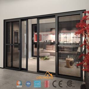 Fenêtre panoramique en aluminium, grande fenêtre vitrée, design moderne minimaliste - Product Image 5