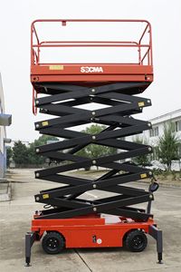 2000kg elektrische Luft scheren bühne Neue mobile Hebebühne mit Kettens ch linge für Einzelhandel und Hotels - Product Image 4