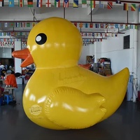 6m géant gonflable canard PVC hermétique jaune dessin animé flotteur piscine mascotte étanche fête
