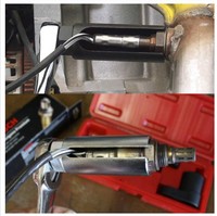 Nouvelle ouverture de 8 mm pour manchon de sonde lambda en acier, entraînement 1/2 pouce, avec garantie d'un an pour remplacement universel de pièces automobiles