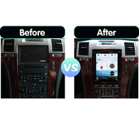 Lecteur DVD de voiture avec écran Tesla de 9,7 pouces pour Cadillac Escalade 2006 - 2013, navigation automobile Android, CarPlay sans fil, Google 4G WIFI