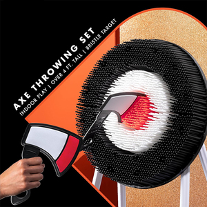 Juego de objetivo de lanzamiento de hacha 2 1, juego de fiesta para interiores/exteriores, incluye 3 ejes de plástico, 3 estrellas de lanzamiento, juguetes deportivos divertidos para fiestas - Product Image 4