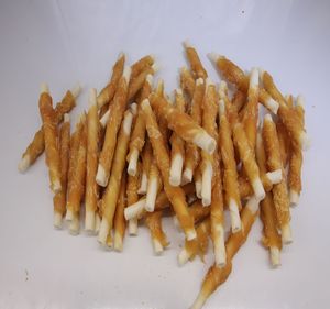 Nourriture pour animaux de compagnie Chien Snack Poulet Canard Boeuf Enveloppé Peau de vache Rouleau Chien Dents Bâton De Nettoyage Colle À Mâcher - Product Image 4