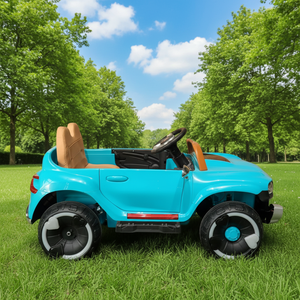 儿童四轮驱动电动遥控车，带双电机和灯光，适合儿童和成人 - Product Image 2