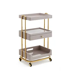 Multifunktion ale Beauty Salon Möbel Beauty Cart Regal Mobile Beauty Spa Trolley