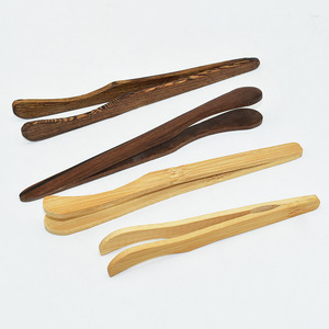Promotional bamboo tea tongs, curved tea tongs, Kung Fu tea sets, tea ceremony accessories, bamboo tea tweezers, tea <b>table</b> - Product Image 3