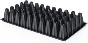 Bac de semis en plastique robuste, motif carré, épais et durable, capacité de 18 pintes pour la germination, micro-légumes, serre, légumes - Product Image 2