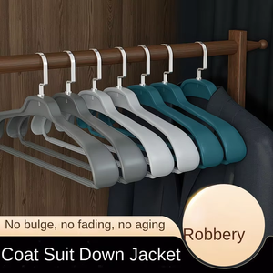 Single Tier hộ gia đình áo nhựa Rack cho Cashmere chống Vai liền mạch Bold đặc biệt treo hỗ trợ cho ban công - Product Image 4