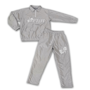 Chándal personalizado para correr, diseño deportivo, chándal de color libre, conjunto de chaqueta a prueba de viento de invierno - Product Image 2