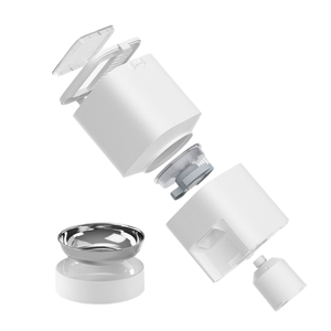 5l Smart Anti-Klomp Low Food Alert Custom 10-24G Porties Duurzame Bpa-Vrije Plastic Automatische <span class=keywords><strong>Feeder</strong></span> Voor Multi-Pet Huizen - Product Image 5