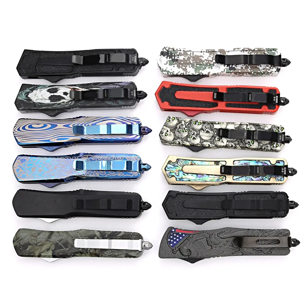 China OTF Knife Accessories handle Custom A07 CNC Manufacturing All Kinds of Camping Knife Manufacturing Accept Finished