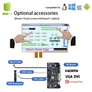 Innolux 10.2 inch LCD Bảng điều chỉnh at102tn03 V.8 trong nhà công nghiệp PLC HMI hiển thị 800x480 WVGA LCD module với nhiệt độ rộng phạm vi - Product Image 3