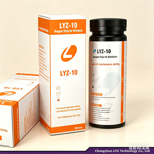 LYZ 12 Parameters Urinalysis Test Strips Micro Albumin &amp; Creatinine Diagnostic Testing <strong>Urine</strong> Dipstick - Product Image 3