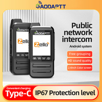 Radio bidirectionnelle portable GaodaPTT 4G Walkie Walkie R10, portée illimitée sur réseau public, fonctions IP67, GPS, WIFI, SOS