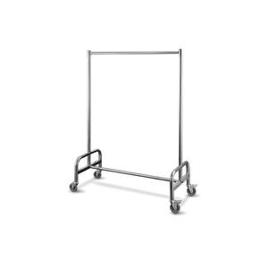 Armadio Portatile 120 X 54 X 172 Cm in Acciaio Inossidabile con Ruote per Conservazione Vestiti - Product Image 2