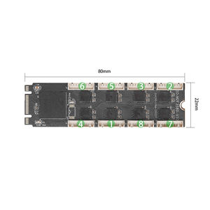 Carte M.2 RS232 8 ports haute densité - Prise en charge OEM, prix de gros, livraison rapide depuis la Chine - Product Image 1