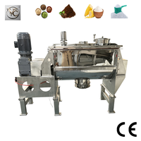 Mélangeur à ruban FKJX pour le mélange de poudres, mélangeur à ruban incliné en acier inoxydable pour aliments, mélangeur horizontal de petite taille