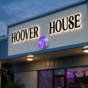 Letrero LED 3D Personalizado con Retroiluminación, Letras Iluminadas <span class=keywords><strong>de</strong></span> Acero Inoxidable Dorado para Pared <span class=keywords><strong>de</strong></span> Negocio - Product Image 1