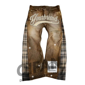 All'ingrosso Casual di alta qualità abiti in Denim da <span class=keywords><strong>uomo</strong></span> <span class=keywords><strong>Slim</strong></span> <span class=keywords><strong>Fit</strong></span> Denim Set taglie forti giacca di jeans nera per gli uomini - Product Image 3