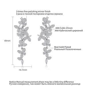 LUOTEEMI fata concorso guadagnando <span class=keywords><strong>gioielli</strong></span> donna unico grande 2026 ciondola cristallo moderno orecchino - Product Image 2