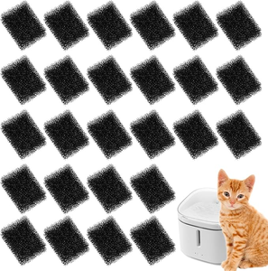 Filtre de remplacement pour <span class=keywords><strong>fontaine</strong></span> à eau pour animaux de compagnie, ensemble d'éponges pré-filtre en charbon actif, filtre en mousse de remplacement noir pour <span class=keywords><strong>fontaine</strong></span> à eau pour chat et chien - Product Image 5