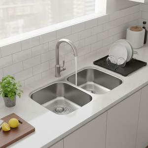 [BAEKJO] Évier européen BD820 en acier inoxydable épais avec double bac profond pour un flux de travail efficace en cuisine - Product Image 3
