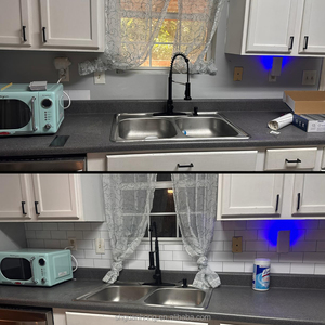 Autocollants muraux <span class=keywords><strong>effet</strong></span> <span class=keywords><strong>brique</strong></span> DIY PVE, imperméables, antidérapants, autocollants adhésifs pour la rénovation des murs intérieurs de la maison - Product Image 2