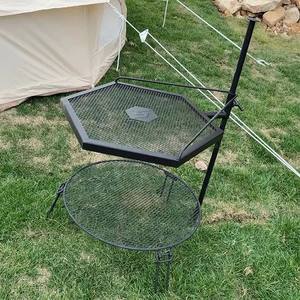 Brasero de Hierro Metálico Simple para Acampar al Aire Libre, Parrilla Portátil para Barbacoa, Fogón, Rejilla para Cocinar, Ecológico y Duradero - Product Image 4