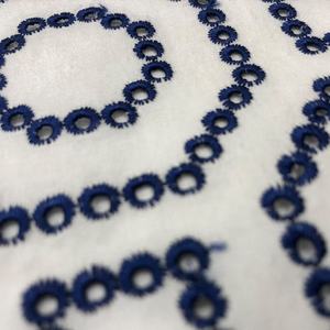 HA-14250D Fashional ricamo lase occhiello di cotone tessuto tessile per le donne - Product Image 4