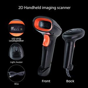 Lecteur de codes-barres 2D portable avec prise USB filaire, compatible avec la lecture sur écran de téléphone, lecteur de codes QR, qualité industrielle, <span class=keywords><strong>300</strong></span> - Product Image 3