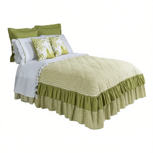Set Copripiumino Orient Matrimoniale in Cotone Imbottito in Piuma, Stile Classico per Tutte le Stagioni, Biancheria da Letto - Product Image 1