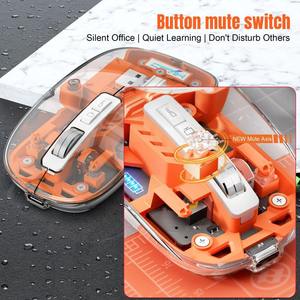 ultra Thin Charge Magnetic Tri Mode <b>Mouse</b> Official <b>Mouse</b> bluetooth Wireless Transparent <b>Mouse</b> - Product Image 3