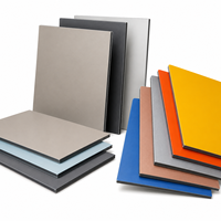 Panneaux composites en aluminium modernes résistants aux intempéries de 4 mm, revêtement PVDF, écologiques, ignifuges classe A, revêtement mural extérieur