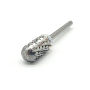 6.6mm Large Barrel Smooth Top Butterfly Teeth Carbide Nail <b>Bit</b> 5XC Grit 3/32 Inch Professional Salon Manicure Nail <b>Bit</b> - Product Image 1