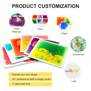 जूगुएट्स प्रीचुल शैक्षिक तरल जेल तल टाइल संवेदी एकीकरण उपकरण ऑटिस्टिक बच्चों के लिए संवेदी खिलौने - Product Image 4