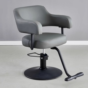 Fauteuil de Barbier Professionnel 2024 pour Salon de Coiffure – Fauteuil Rouge Tendance pour Coiffeur et Esthéticienne - Product Image 3