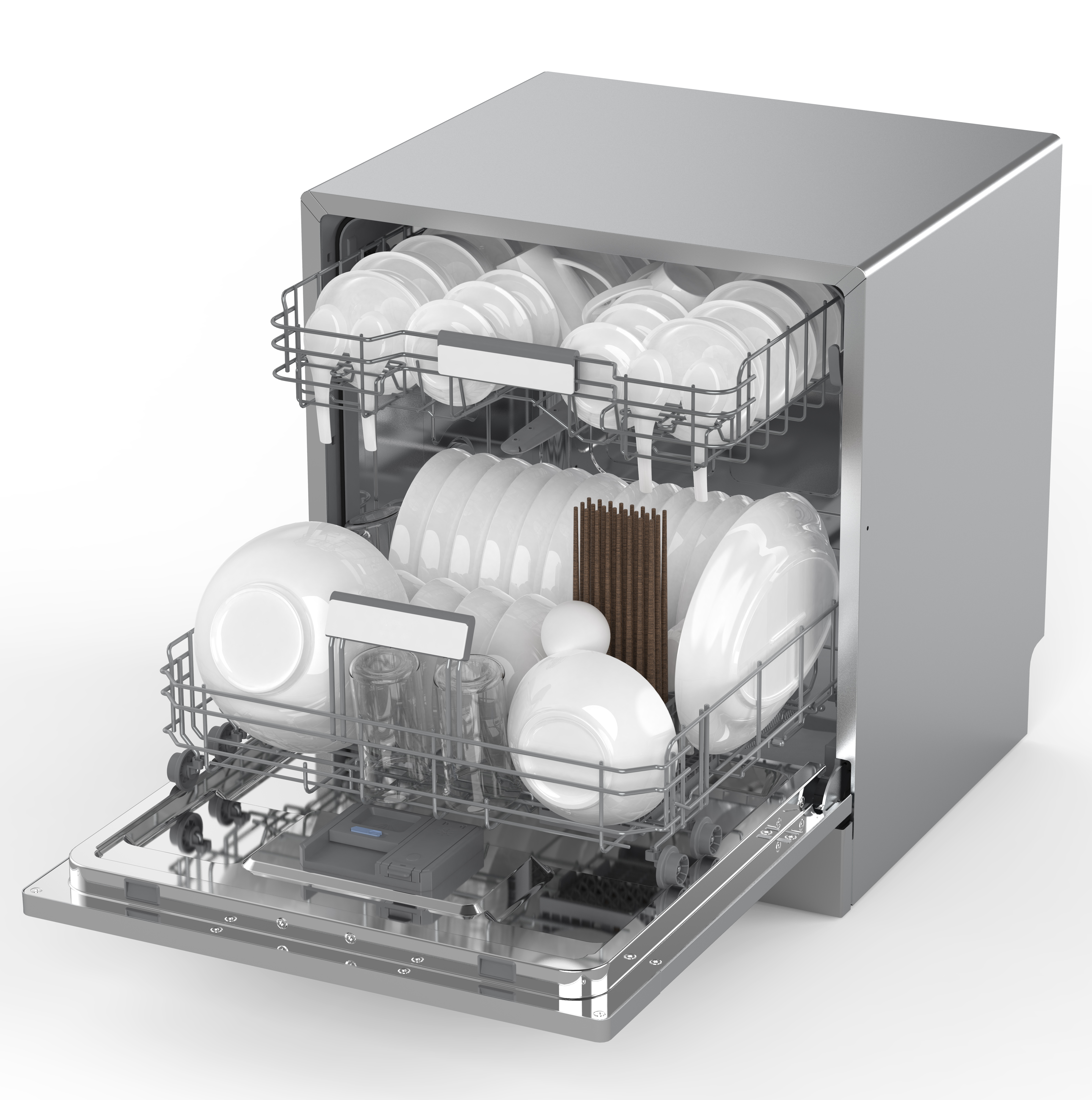 Built-in Table Top Dishwasher Kitchen Household Dish Washing Machine Mini Smart Dish Dry Machine for Home