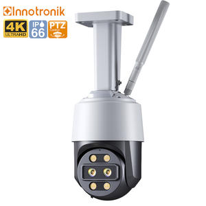 Innotronik 4K 8MP户外速度圆顶10倍变焦人形跟踪Wifi PTZ彩色夜间闭路电视双镜头监控摄像头 - Product Image 2
