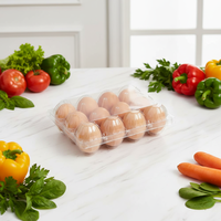 Plateaux à œufs en plastique PET personnalisés en usine, boîtes à œufs alvéolées de 10, 12, 15, 18, 20, 24, 30 alvéoles, emballages alimentaires en blister pour 30 œufs