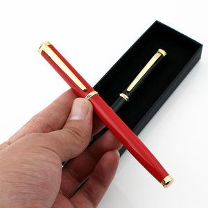 Stylo en métal personnalisé avec logo, stylo lourd avec recharge Parker, largeur d'écriture 1,0 mm, encre noire/bleue, pour cadeau - Product Image 4