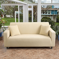Jacquard Nodic Elastic Schon bezug für 3-Sitzer-Sofa Voll umwickelte Stretch-Sofa-Handtuch-Eck bezüge Plain Style Chaselong-Bezug