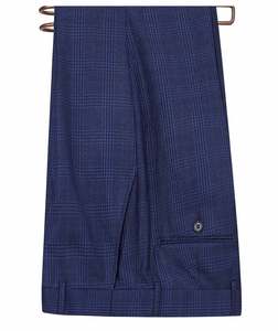 Blazer pour hommes d'affaires <span class=keywords><strong>costume</strong></span> bleu rayé double boutonnage pistolet revers Slim Fit affaires <span class=keywords><strong>costume</strong></span> <span class=keywords><strong>sur</strong></span> <span class=keywords><strong>mesure</strong></span> pour hommes - Product Image 4