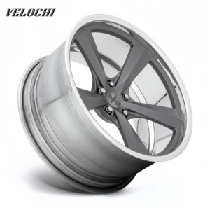 Jantes de voiture VLC Whells Deep Dish en alliage 5X130 5x120 6x139.7 pour Jeep Truck C10 18-24 pouces, concaves, forgées, polies, chromées - Product Image 4