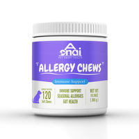 Friandises à Mâcher Douces Naturelles Antibiotiques pour Chiens : Soulage la Toux et les Démangeaisons, Renforce le Système Immunitaire, Améliore la Santé Digestive et Intestinale pour Toutes Races et Tous Âges